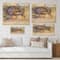 Designart - Old Wooden White House In Country Side Village - Traditional Print on Natural Pine Wood